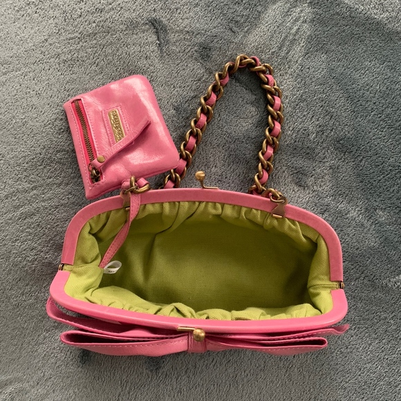 Isabella Fiore pink leather handbag - Picture 7 of 8